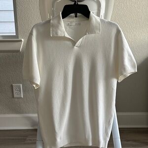 Zara Cream Men's Polo Shirt